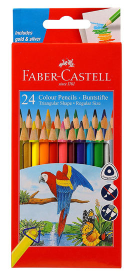 Picture of Faber Castell – 24 Shades Colour Pencils