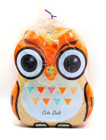 Picture of Cute Owl Piggy Bank - Orange