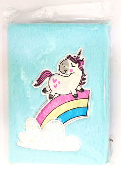 Picture of Unicorn Fur Blue - A5 Diary