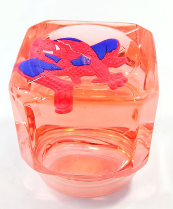 Picture of Peach Slime with Spiderman Toy