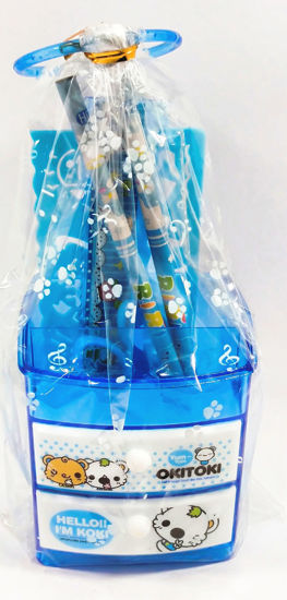 Picture of Pen Pencil Cum Stationery Stand - Blue