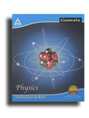 Picture of Classmate Physics Practical Notebook  (Hardboard) - 28 X 22cm - 132 Pages