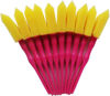 Picture of Yellow Sponge Paint Brush with Plastic Handle for Children - 12 Pcs