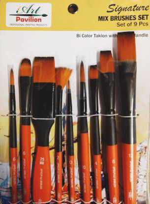 Picture of Art Pavillion Signature  Mix Brush  Set - Pack of 9 Pc