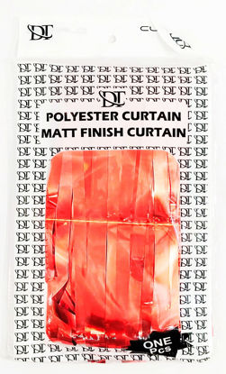 Picture of Foil Fringe Curtain - Orange