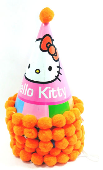 Picture of Happy Birthday Hello Kitty Cap - Orange