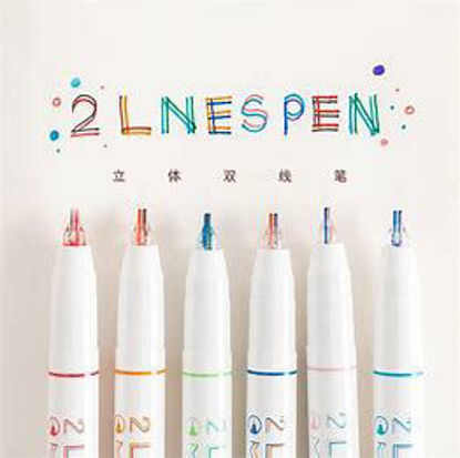 Picture of Two (2) Lines Pen - Set of 6