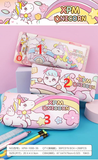 Picture of Unicorn Single Zip Pouch 1006-36