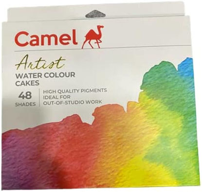 Picture of camel artist water colours  cakes 48 shades