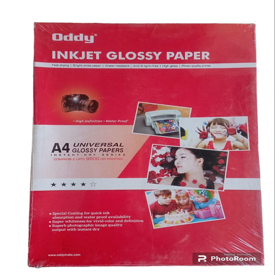 Picture of Oddy A4 Inkjet Glossy Paper GSM-260