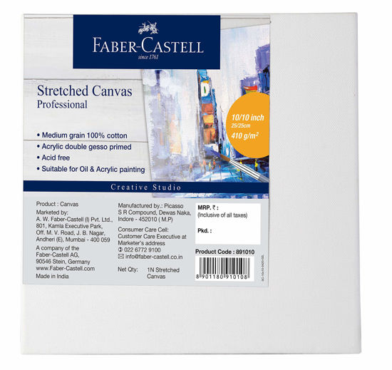 Picture of Faber castell canvas board 10x10