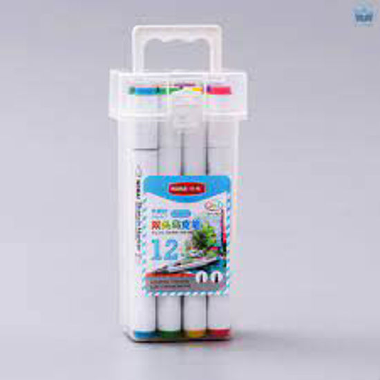 Picture of Touchcool Marker 12 Shades - Dual Tip (Flat & Round)