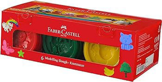 Picture of Faber Castell super soft -6 Shades Modelling Dough