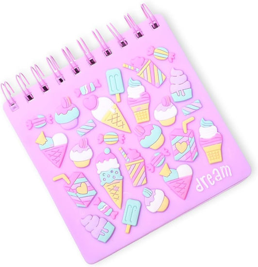 Picture of Paper Moon Mini Ice-cream Doodles Spiral Writing Note Pad Diary